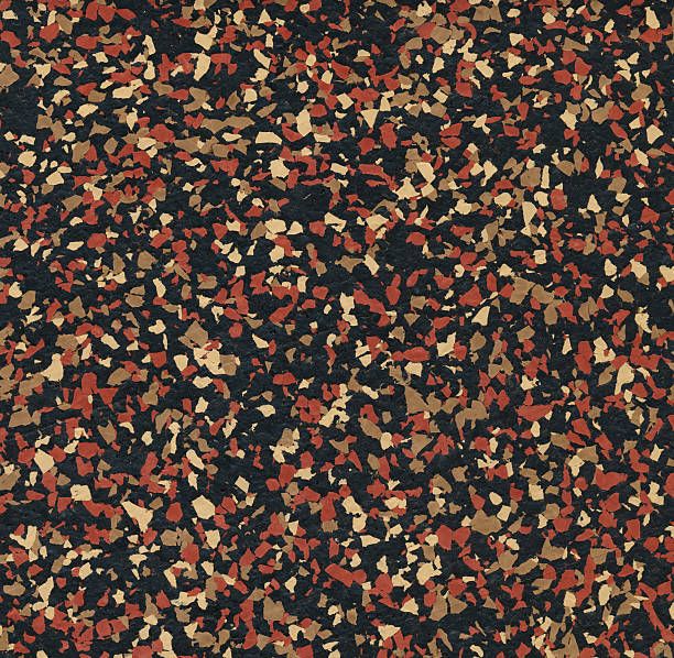 Granulats de caoutchouc calibrés multicolores
